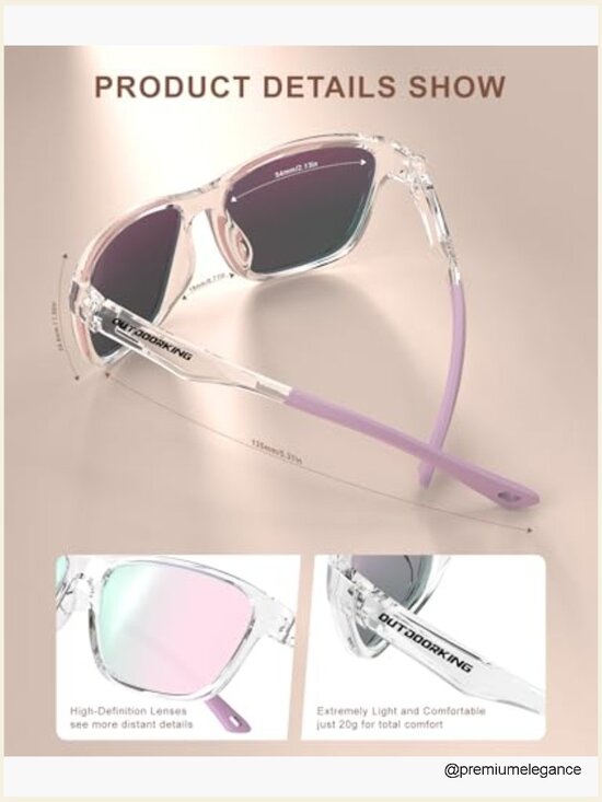 Polarized Sunglasses UV400 Protection Lightweight Frame for Driving Fishing